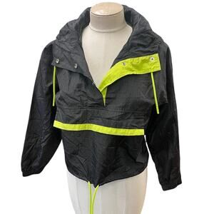 Cali 1850 black windbreaker jacket